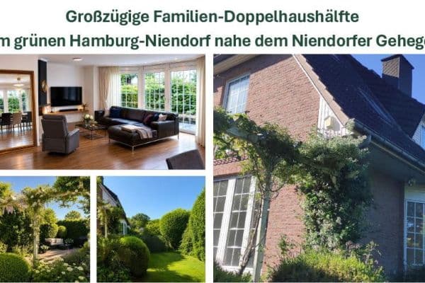 Predaj domu 190 m², pozemek 460 m², Am Martensgehölz, Hamburg, Hamburg Predaj domu 190 m², pozemek 460 m², Am Martensgehölz, Hamburg, Hamburg