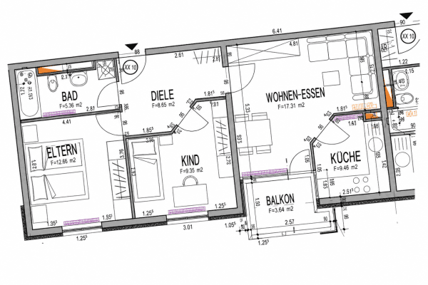Prenájom bytu 3-izbový 63 m², Stuttgart, Bádensko-Wurttembersko Prenájom bytu 3-izbový 63 m², Stuttgart, Bádensko-Wurttembersko