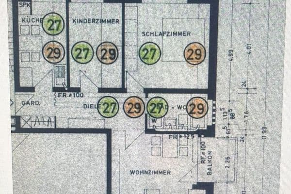 Prenájom bytu 3-izbový 72 m², Augustenburger Str. 26, Osnabrück Prenájom bytu 3-izbový 72 m², Augustenburger Str. 26, Osnabrück