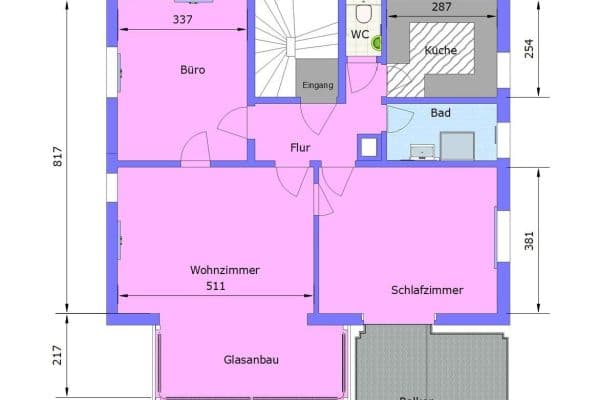 Prenájom bytu 3-izbový 87 m², Stuttgart, Bádensko-Wurttembersko Prenájom bytu 3-izbový 87 m², Stuttgart, Bádensko-Wurttembersko