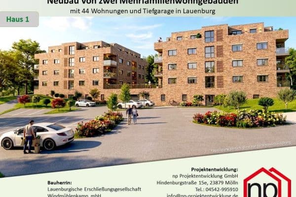 Predaj bytu 3-izbový 111 m², Hinter der Feldstraße 5, Lauenburg/Elbe, Šlezvicko-Holštajnsko Predaj bytu 3-izbový 111 m², Hinter der Feldstraße 5, Lauenburg/Elbe, Šlezvicko-Holštajnsko