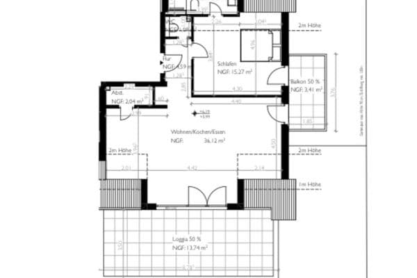 Prenájom bytu 2-izbový 92 m², Graslitzerstraße 16, Aschaffenburg Prenájom bytu 2-izbový 92 m², Graslitzerstraße 16, Aschaffenburg