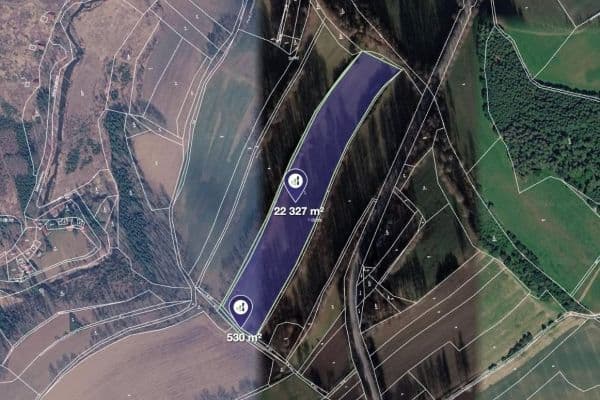 Predaj pozemku 3.809 m², Pelhřimov Predaj pozemku 3.809 m², Pelhřimov