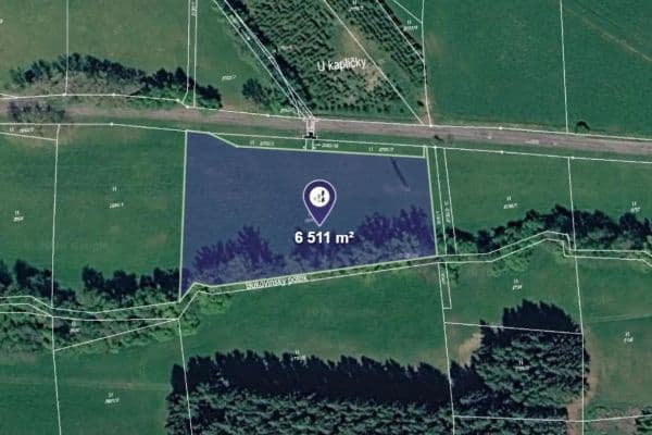 Predaj pozemku 6.511 m², Čistá u Horek Predaj pozemku 6.511 m², Čistá u Horek