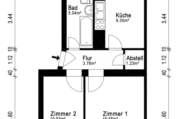 Predaj bytu 2-izbový 48 m², Berlin, Berlín Predaj bytu 2-izbový 48 m², Berlin, Berlín