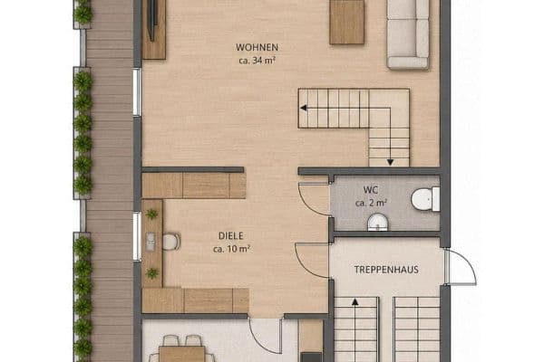 Predaj bytu 3-izbový 105 m², Oberhausen Predaj bytu 3-izbový 105 m², Oberhausen