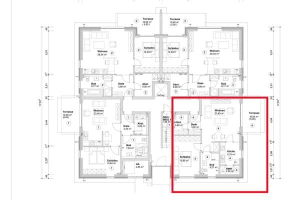 Predaj bytu 2-izbový 61 m², Kurzer Weg 10, Bardowick Predaj bytu 2-izbový 61 m², Kurzer Weg 10, Bardowick