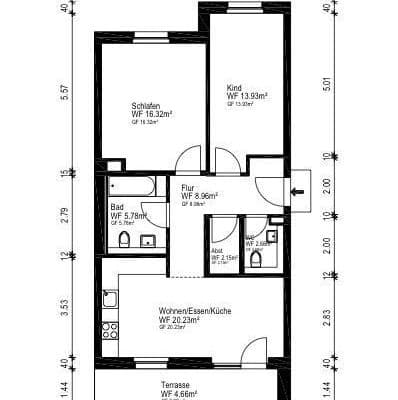 Prenájom bytu 3-izbový 75 m², Torfstecherweg 54, Hamburg Prenájom bytu 3-izbový 75 m², Torfstecherweg 54, Hamburg