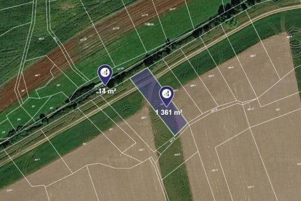 Predaj pozemku 1.362 m², Osek Predaj pozemku 1.362 m², Osek