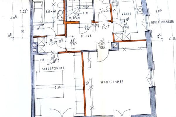 Prenájom bytu 2-izbový 80 m², Nürnberg, Bavorsko Prenájom bytu 2-izbový 80 m², Nürnberg, Bavorsko