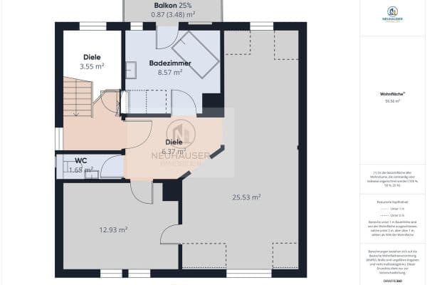 Prenájom bytu 2-izbový 60 m², Großglocknerstrasse 73, Stuttgart Untertürkheim Prenájom bytu 2-izbový 60 m², Großglocknerstrasse 73, Stuttgart Untertürkheim