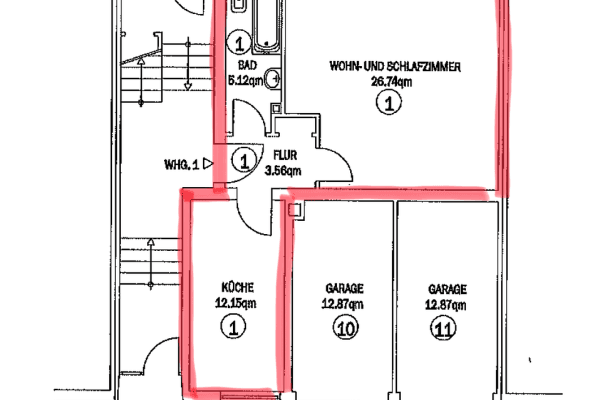 Prenájom bytu 1-izbový 49 m², C3 11, Mannheim, Bádensko-Wurttembersko Prenájom bytu 1-izbový 49 m², C3 11, Mannheim, Bádensko-Wurttembersko