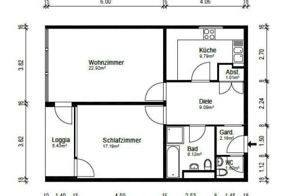 Predaj bytu 2-izbový 73 m², Stubertal 58, Essen, Severné Porýnie - Westfálsko Predaj bytu 2-izbový 73 m², Stubertal 58, Essen, Severné Porýnie - Westfálsko