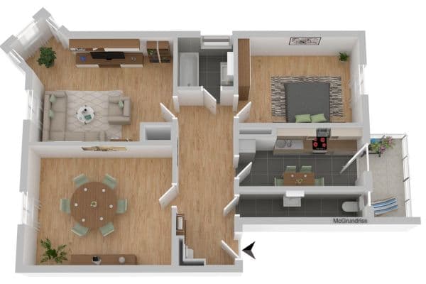 Prenájom bytu 3-izbový 85 m², Steinstraße 39, München, Bavorsko Prenájom bytu 3-izbový 85 m², Steinstraße 39, München, Bavorsko