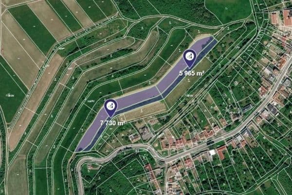 Predaj pozemku 13.695 m², Kurdějov Predaj pozemku 13.695 m², Kurdějov