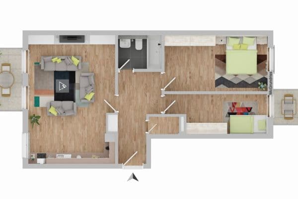 Predaj bytu 3-izbový 72 m², Gürtelstr., Berlin, Berlín Predaj bytu 3-izbový 72 m², Gürtelstr., Berlin, Berlín