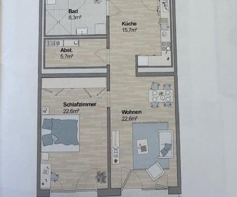 Prenájom bytu 2-izbový 84 m², Biberacher Str. 1, Ochsenhausen Prenájom bytu 2-izbový 84 m², Biberacher Str. 1, Ochsenhausen