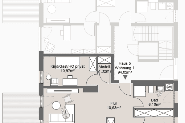 Predaj bytu 3-izbový 95 m², Grafing bei München, Bavorsko Predaj bytu 3-izbový 95 m², Grafing bei München, Bavorsko