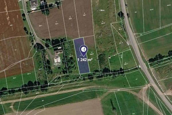Predaj pozemku 1.242 m², Osek Predaj pozemku 1.242 m², Osek