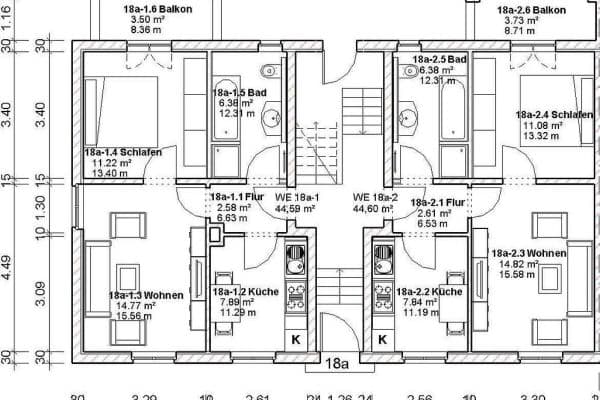 Prenájom bytu 2-izbový 45 m², Taucha Prenájom bytu 2-izbový 45 m², Taucha