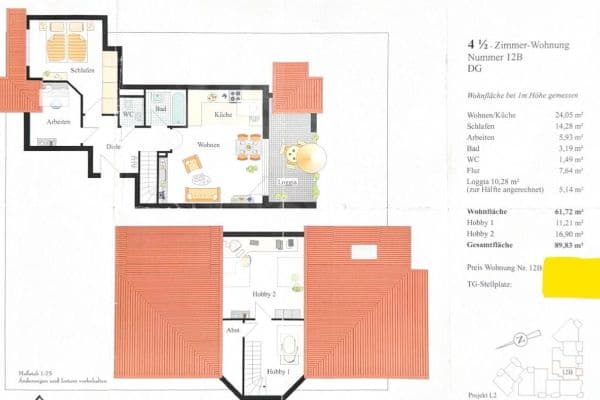 Predaj bytu 4-izbový 90 m², Clara-Schumann-Straße 34, Schwieberdingen Predaj bytu 4-izbový 90 m², Clara-Schumann-Straße 34, Schwieberdingen