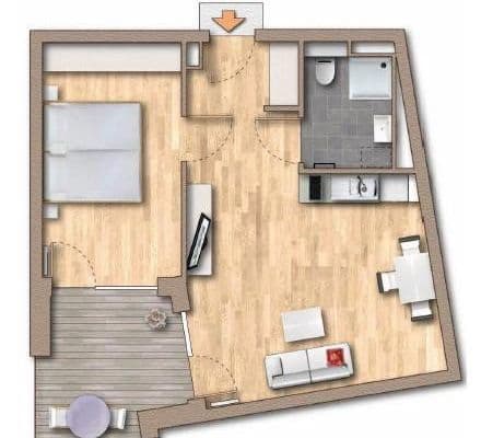Prenájom bytu 2-izbový 52 m², Dörpfeldstraße 5, Berlin, Berlín Prenájom bytu 2-izbový 52 m², Dörpfeldstraße 5, Berlin, Berlín