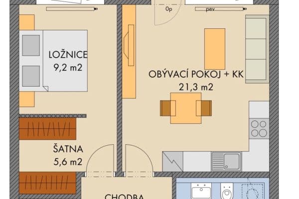 Predaj bytu 2-izbový 52 m², Hugo Haase, Praha Predaj bytu 2-izbový 52 m², Hugo Haase, Praha