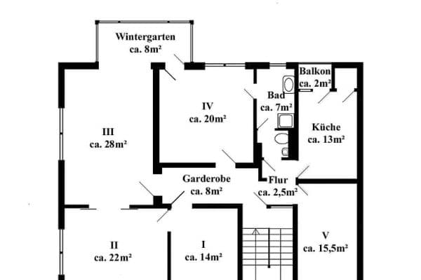 Prenájom bytu 5-izbový 147 m², Hildesheim, Dolné Sasko Prenájom bytu 5-izbový 147 m², Hildesheim, Dolné Sasko