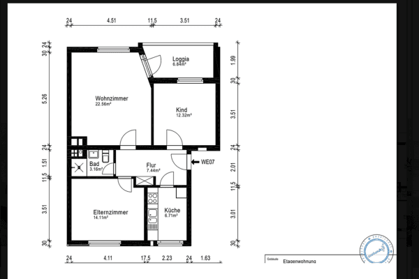 Prenájom bytu 3-izbový 70 m², Bremerhaven, Brémy Prenájom bytu 3-izbový 70 m², Bremerhaven, Brémy