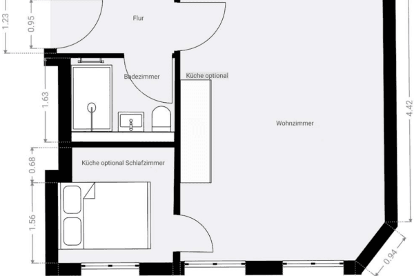 Predaj bytu 1-izbový 33 m², Hermanstraße 56, Berlin, Berlín Predaj bytu 1-izbový 33 m², Hermanstraße 56, Berlin, Berlín