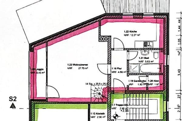 Prenájom bytu 3-izbový 88 m², Neustadt am Rübenberge, Dolné Sasko Prenájom bytu 3-izbový 88 m², Neustadt am Rübenberge, Dolné Sasko