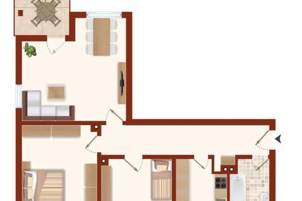 Predaj bytu 3-izbový 76 m², Bensheim Predaj bytu 3-izbový 76 m², Bensheim