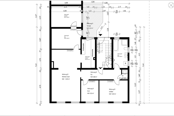 Prenájom bytu 5-izbový 117 m², Andernach, Porýnie-Falcko Prenájom bytu 5-izbový 117 m², Andernach, Porýnie-Falcko