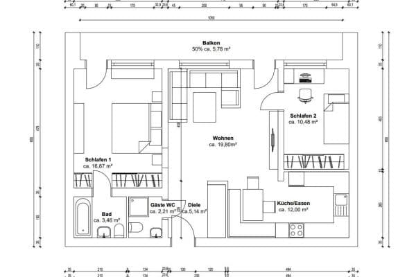 Prenájom bytu 3-izbový 75 m², Berlin, Berlín Prenájom bytu 3-izbový 75 m², Berlin, Berlín