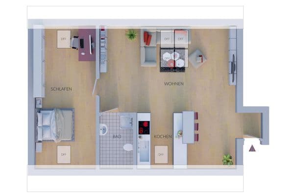 Predaj bytu 2-izbový 50 m², Käsröthe 30, Forchheim, Bavorsko Predaj bytu 2-izbový 50 m², Käsröthe 30, Forchheim, Bavorsko