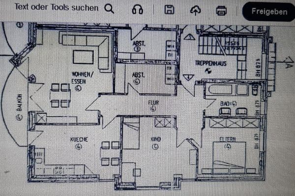 Prenájom bytu 3-izbový 96 m², Hatten-Sandkrug Prenájom bytu 3-izbový 96 m², Hatten-Sandkrug