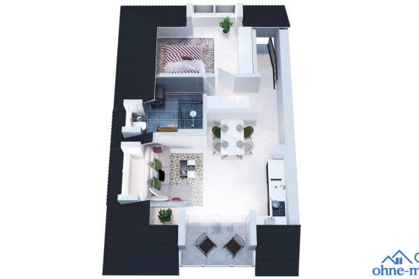Prenájom bytu 2-izbový 60 m², München, Bavorsko Prenájom bytu 2-izbový 60 m², München, Bavorsko