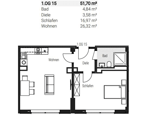 Prenájom bytu 2-izbový 52 m², Steinbühler Str. 4-6, Nürnberg, Bavorsko Prenájom bytu 2-izbový 52 m², Steinbühler Str. 4-6, Nürnberg, Bavorsko