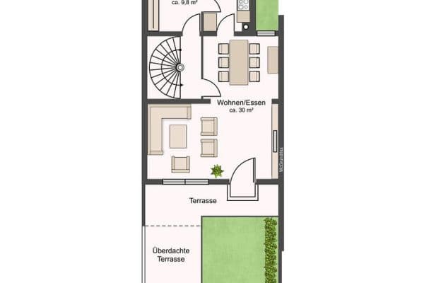 Predaj domu 127 m², pozemok 261 m², Grasbrunn, Bavorsko Predaj domu 127 m², pozemok 261 m², Grasbrunn, Bavorsko