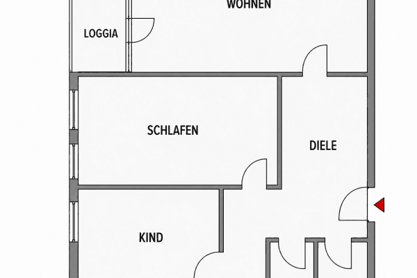 Prenájom bytu 3-izbový 84 m², Arthur-Bretschneider-Strasse 13, Chemnitz, Sasko Prenájom bytu 3-izbový 84 m², Arthur-Bretschneider-Strasse 13, Chemnitz, Sasko