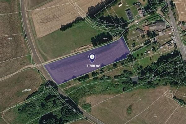 Predaj pozemku 7.700 m², Částkov Predaj pozemku 7.700 m², Částkov