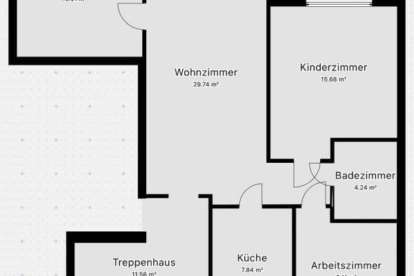 Prenájom bytu 4-izbový 85 m², Zornheim Prenájom bytu 4-izbový 85 m², Zornheim