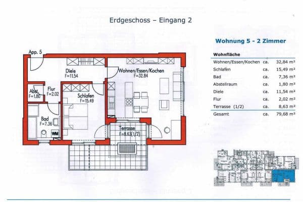 Predaj bytu 2-izbový 80 m², Gessertshausen Predaj bytu 2-izbový 80 m², Gessertshausen