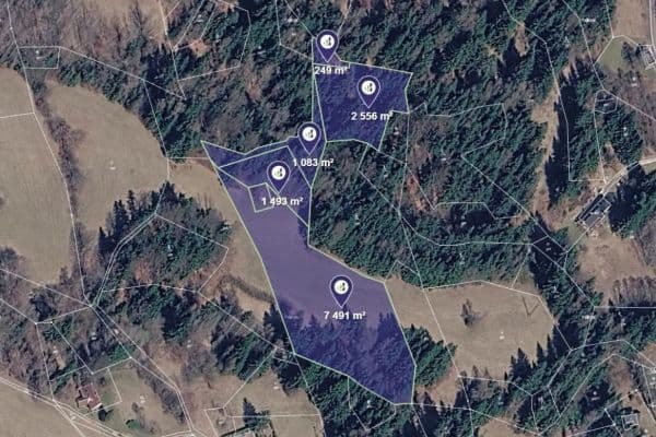 Predaj pozemku 12.872 m², Smržovka Predaj pozemku 12.872 m², Smržovka