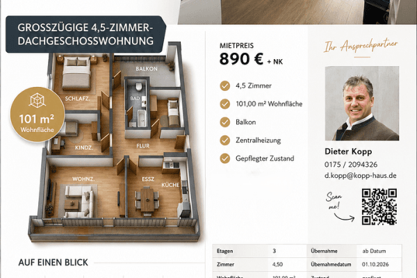 Prenájom bytu 4-izbový 101 m², Sulz am Neckar Prenájom bytu 4-izbový 101 m², Sulz am Neckar