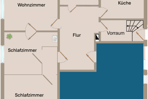 Prenájom bytu 4-izbový 96 m², Parkstrasse 3, Bad Vilbel Prenájom bytu 4-izbový 96 m², Parkstrasse 3, Bad Vilbel