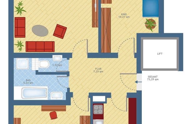 Predaj bytu 3-izbový 74 m², Königsbrunn Predaj bytu 3-izbový 74 m², Königsbrunn