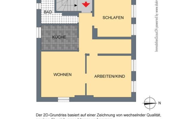 Prenájom bytu 3-izbový 67 m², Hochrad 33, Hamburg, Hamburg Prenájom bytu 3-izbový 67 m², Hochrad 33, Hamburg, Hamburg
