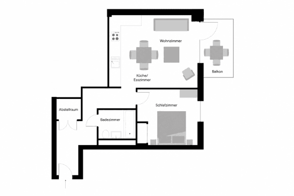 Prenájom bytu 2-izbový 49 m², Fettstraße 7, Hamburg, Hamburg Prenájom bytu 2-izbový 49 m², Fettstraße 7, Hamburg, Hamburg