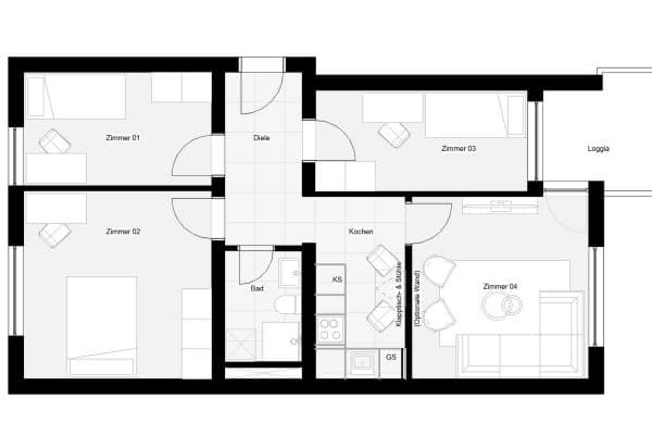 Predaj bytu 4-izbový 64 m², München, Bavorsko Predaj bytu 4-izbový 64 m², München, Bavorsko